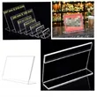 Acrylic Bevelled Sign Holder Plastic Table Menu Holder | https://www.bestnamebadges.com