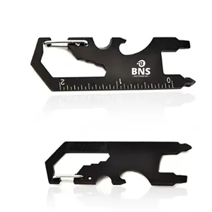 Keychain Multifunction Carabiner Clip Bottle Opener Wrench