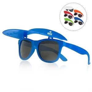Snap-on Visor Outdoor Sunglasses with Sun Hat
