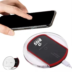 Wireless Phone Charger Qi-Certified Fast Charging Dock Pad