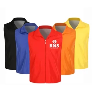 Waiter Uniform Unisex Button Up Waistcoat For Staff