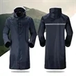 Waterproof Long Rain Jacket Lightweight Reflective Rainwear | https://www.bestnamebadges.com