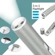 3in1 USB Rechargeable Mini LED Torch Flashlight Penlight | https://www.bestnamebadges.com