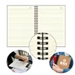 Solid Colour Spiral Notebook Softcover Spiral Journal Book | https://www.bestnamebadges.com