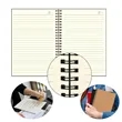 Solid Colour Spiral Notebook Softcover Spiral Journal Book | https://www.bestnamebadges.com