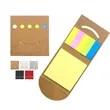 Recycled Kraft Paper Case Sticky Note Set | https://www.bestnamebadges.com