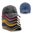 Vintage Washed Distressed Cotton Adjustable Unisex Dad-Cap | https://www.bestnamebadges.com