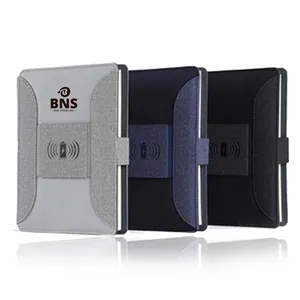 Multi-functional Wireless Charging Folder Notebook Set