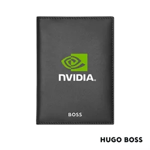 Hugo Boss® Classic Smooth Passport Holder | https://www.bestnamebadges.com