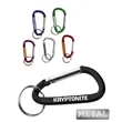 Union Printed - 6mm Metal Carabiner Keychain - 1-Color Print | https://www.bestnamebadges.com