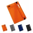 A5 Leather Hardcover Business Notebook With Multi Use Pen | https://www.bestnamebadges.com