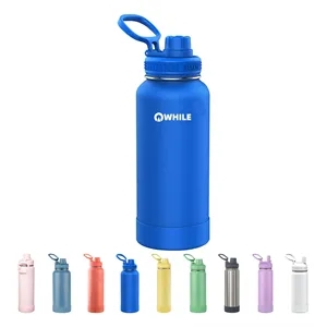 22 oz Insulated Stainless Steel Water Bottle with Spout Lid