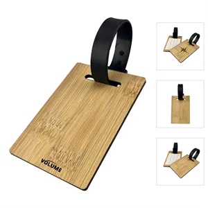 Wood  Luggage Tag for Suitcase Label Travel