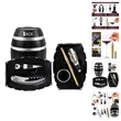 5 pieces Unique Barrel Shape Wine Acc Gift Set | https://www.bestnamebadges.com