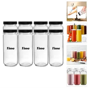 16 Oz  Glass Water Juicing Bottle