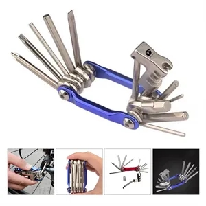 11 In One Folding Portable Bicycle Multitool Tool Kit
