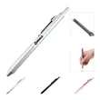 4 in 1 Metal Multicolor Gravity Pen | https://www.bestnamebadges.com