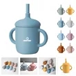 5Oz Silicone Training Sippy Cup With Straw | https://www.bestnamebadges.com