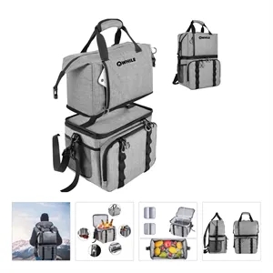 Large Double Layer Waterproof Leak Proof Cooler Backpack