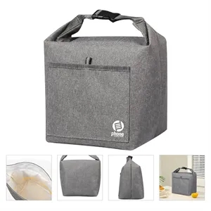 Roll Top Insulated Lunch Tote Bag Cooler 13.4"x13"x5.9"