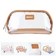 Premium Portable Clear Waterproof Cosmetic Toiletry Bag | https://www.bestnamebadges.com