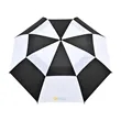 Elements 60" Recycled rPET Auto Open Dual Canopy Umbrella | https://www.bestnamebadges.com