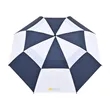 Elements 60" Recycled rPET Auto Open Dual Canopy Umbrella | https://www.bestnamebadges.com