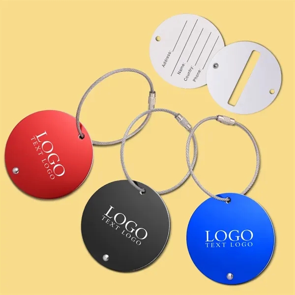 Custom Aluminum Luggage Tag