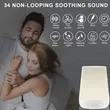 White Noise Machine for Baby Sleeping with Night Light | https://www.bestnamebadges.com