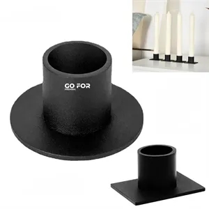 Black Taper Candle Holders