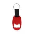 Oval Bottle Opener Keychain with Strap | https://www.bestnamebadges.com