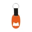 Oval Bottle Opener Keychain with Strap | https://www.bestnamebadges.com