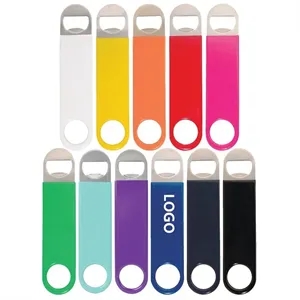 Vinyl Wrapped Paddle Style Bottle Opener