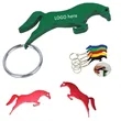Horse Shape Bottle Opener with Key Chain | https://www.bestnamebadges.com