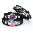 Trump 2024 Campaign Unisex Chain Bracelet Take America Back | https://www.bestnamebadges.com