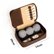 Mini Portable Golf Club Leather Bag | https://www.bestnamebadges.com