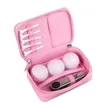 Mini Portable Golf Club Leather Bag | https://www.bestnamebadges.com
