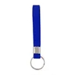 Screen Printed Silicone Wristband Keychain | https://www.bestnamebadges.com