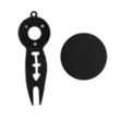 Classic Golf Divot Repair Tool With Ball Marker | https://www.bestnamebadges.com