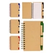 Eco Spiral Notebook w/ Matching Pen - Full Color | https://www.bestnamebadges.com