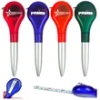 2 In 1 Retractable Tape Measure Ruler Writing Ballpoint Pen | https://www.bestnamebadges.com