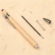 2 In 1 Bamboo Ballpoint Stylus Contact Pen Office Writing | https://www.bestnamebadges.com