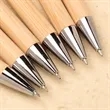 2 In 1 Bamboo Ballpoint Stylus Contact Pen Office Writing | https://www.bestnamebadges.com