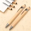2 In 1 Bamboo Ballpoint Stylus Contact Pen Office Writing | https://www.bestnamebadges.com