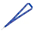 3/4" Import Air Ship Recycled RPET Silkscreen Lanyard | https://www.bestnamebadges.com