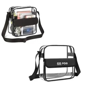 Transparent PVC Waterproof Hand-held Shoulder Bag