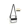 Transparent PVC Waterproof Hand-held Shoulder Bag | https://www.bestnamebadges.com