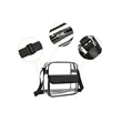 Transparent PVC Waterproof Hand-held Shoulder Bag | https://www.bestnamebadges.com