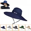 6 Inches Super Wide Brim Fishing Caps | https://www.bestnamebadges.com