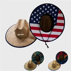 Lifeguard Beach Straw Hat